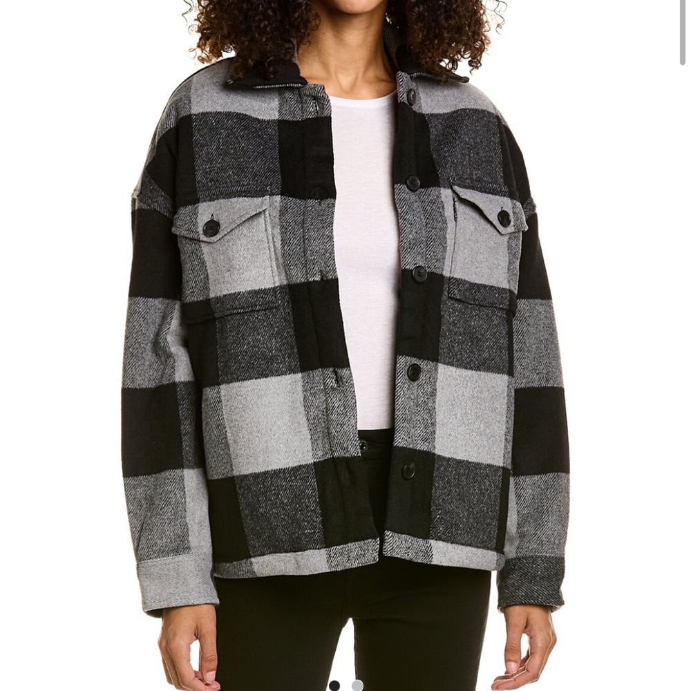AllSaints
Luella Check Wool-Blend Jacket